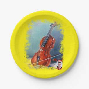 Violin Paper Plate