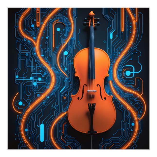 Violin Photo Print (Front)