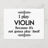 Violin - Play Itself Funny Deco Music