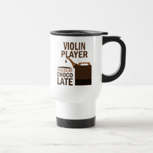Violin Player (Funny) Chocolate Travel Mug