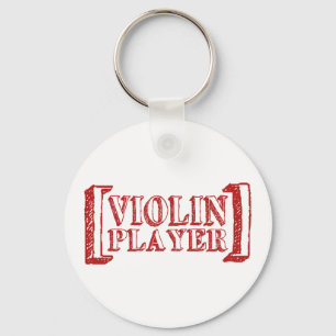 Violin Player Keychain