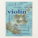 Violin Player Lesson Orchestra Planner<br><div class="desc">Keep organized and on task with rehearsals, lessons and homework with this violin player lesson/orchestra planner. Violin planners will appreciate the music terms that go with violin music and the violin instrument. Perfect for violin teachers too!</div>