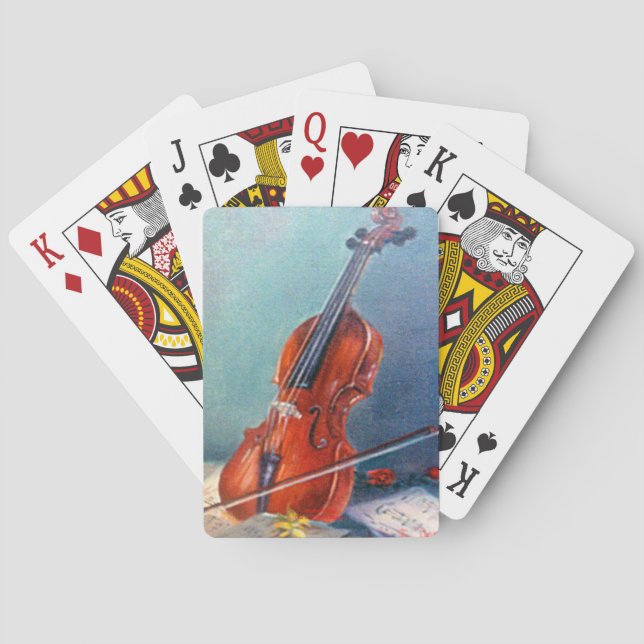 Violin Playing Cards (Back)