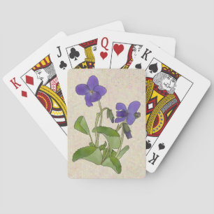 violin playing cards