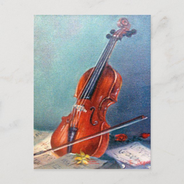 Violin Postcard (Front)