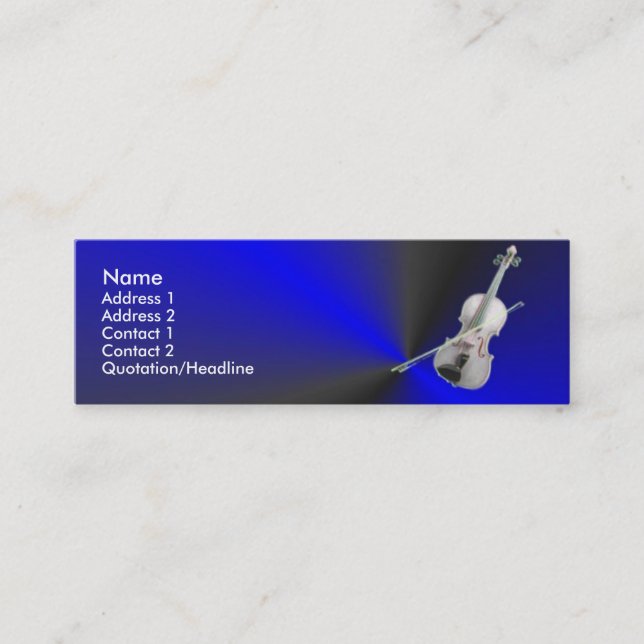 Violin Profile Card (Front)