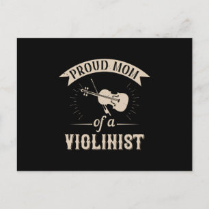 Violin - Proud Mom Of A Violinist Postcard