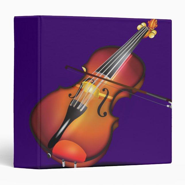 violin Purple Binder (Front/Spine)