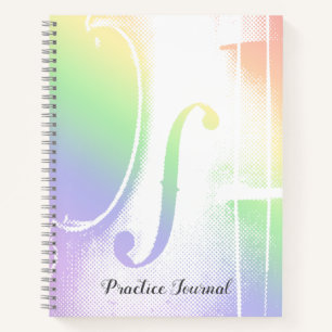 Violin Rainbow Lesson Practice Journal
