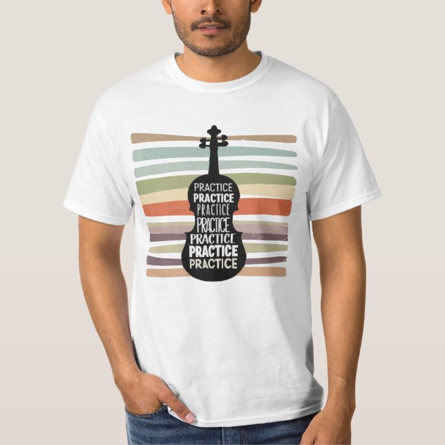 violin retro T-Shirt (Front)