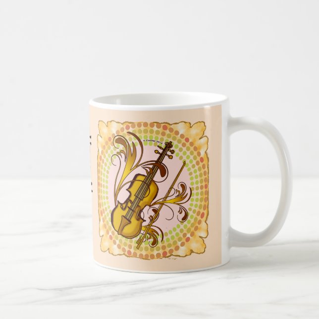 Violin Rhythm  Mug (Right)
