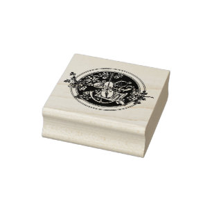 Violin Rubber Stamp