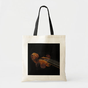 Violin Scroll Tote Bag