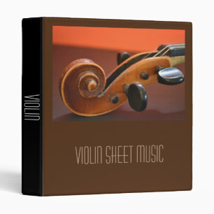 Violin Sheet Music student folder portfolio Binder