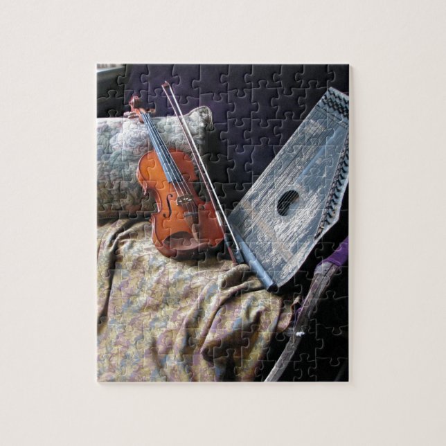 Violin Sill Life Jigsaw Puzzle (Vertical)