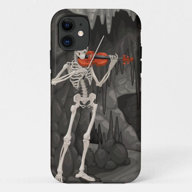violin skeleton Case-Mate iPhone case (Back)