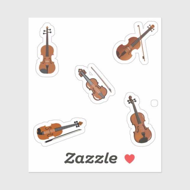 Violin Sticker (Sheet)