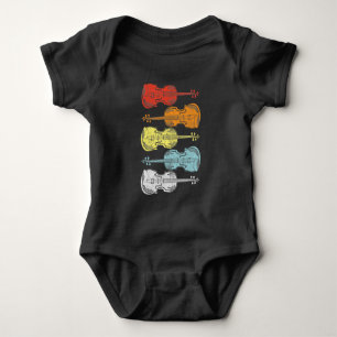 Violin String Instrument Player Gift for Musician Baby Bodysuit