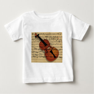 Violin Vintage Music Baby T-Shirt