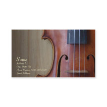 Violin Viola Business Card for The Violin Site