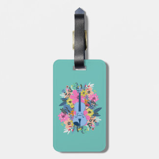 Violin/Viola Flower Case Tag/ Personalized Luggage Tag