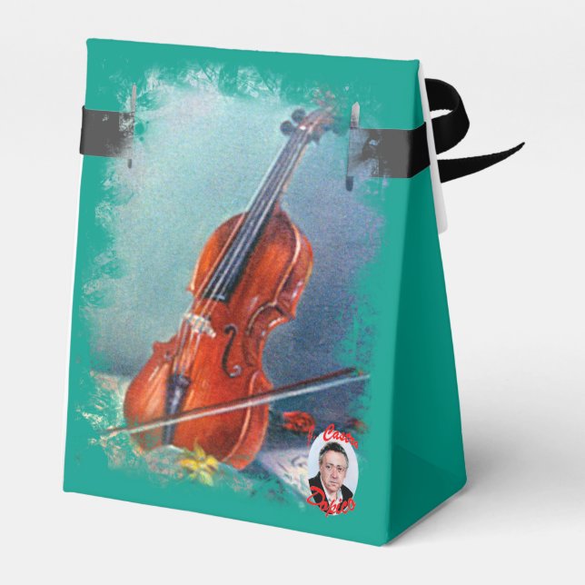 Violín/Violin Favor Box (Back Side)