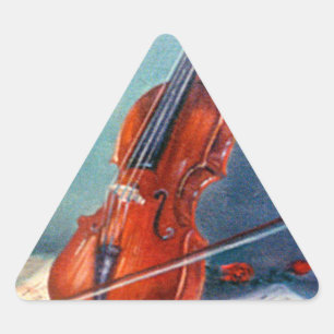 Violin/Violin Triangle Sticker