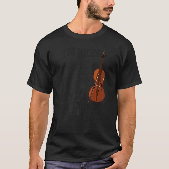 Violin Violinist I'm Nicer After Violin Practice T-Shirt (Front)