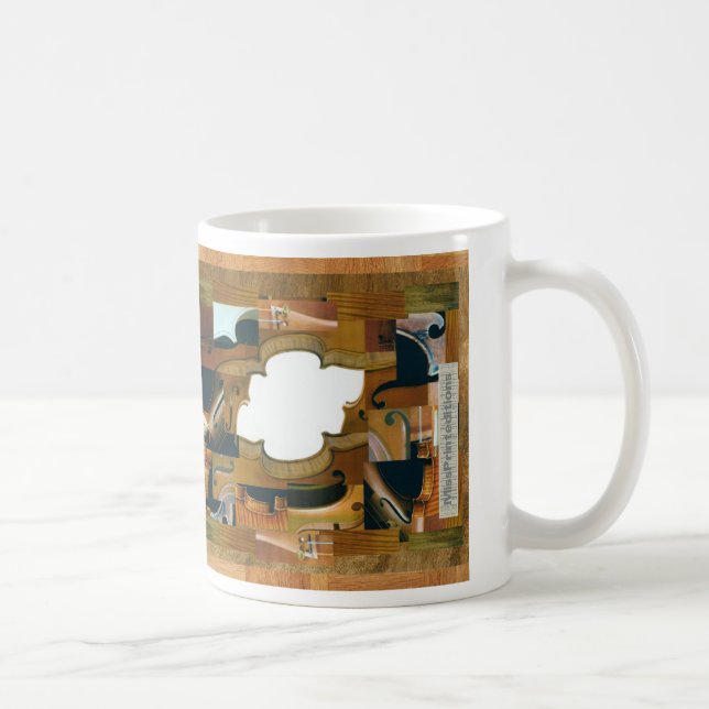 Violin Window Coffee Mug (Right)