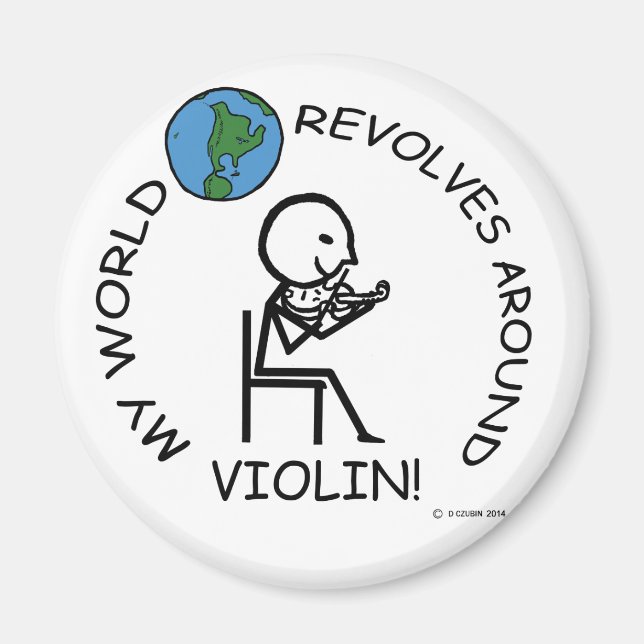 Violin - World Revolves Around Magnet (Front)