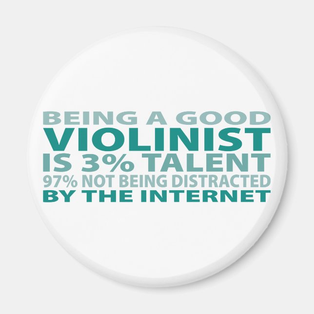 Violinist 3% Talent Magnet (Front)