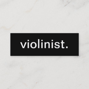 Violinist Business Card