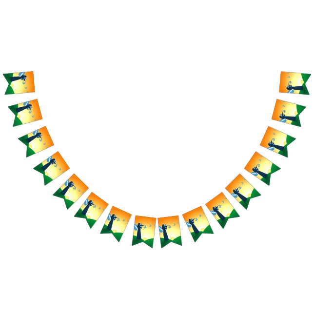 Violinist & Butterfly Bunting Flags (All)