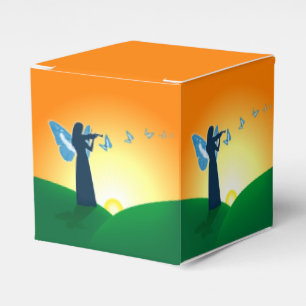 Violinist & Butterfly Favor Box
