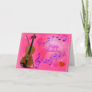 Violinist Card