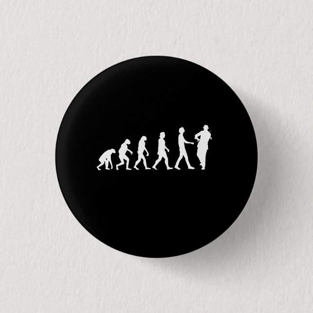 Violinist Evolution 1 Inch Round Button (Front)