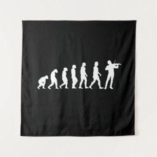 Violinist Evolution Tapestry
