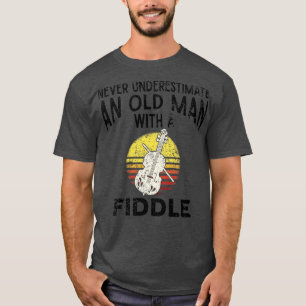 Violinist Old Man T-Shirt