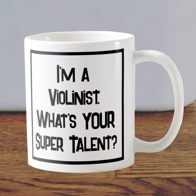 Violinist Super Talent. Coffee Mug (Creator Uploaded)