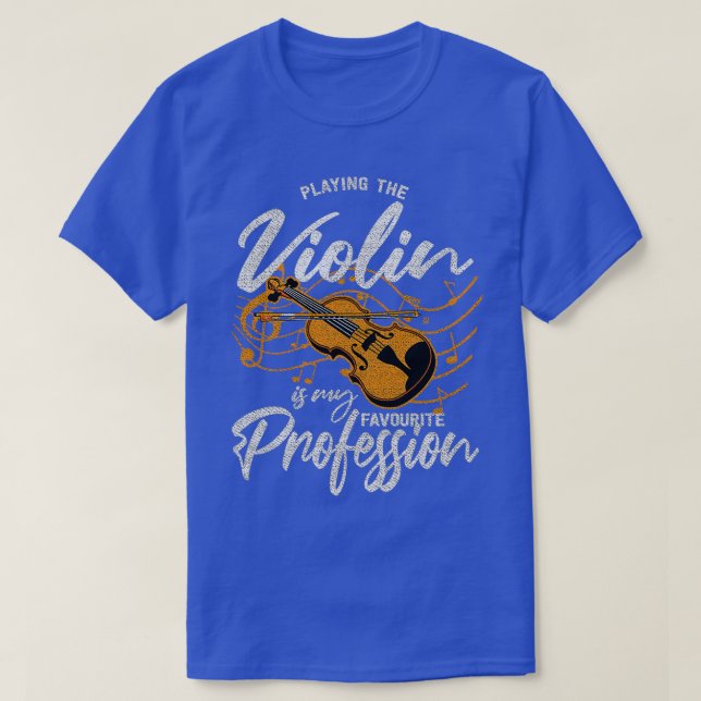 Violinist Violin T-Shirt (Design Front)
