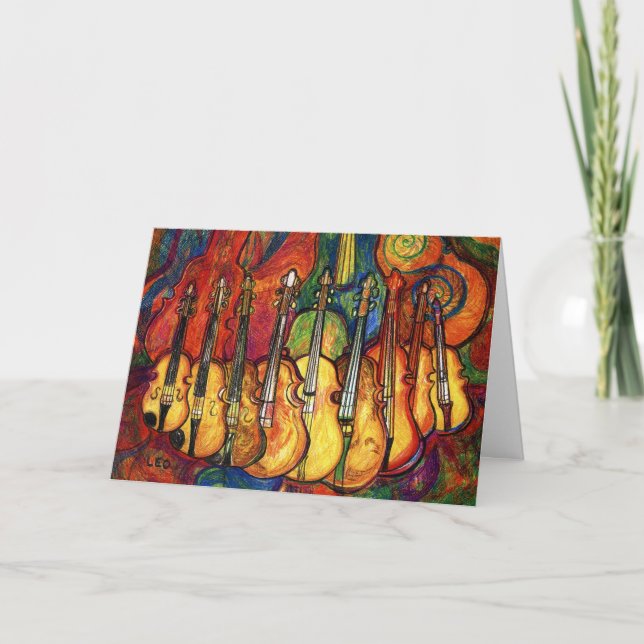 Violins Card (Front)