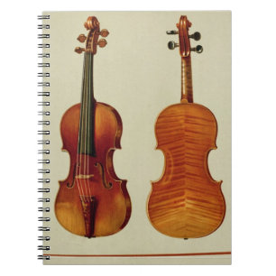 Violins (LtoR): the 'Alard' by Antonio Stradivariu Notebook