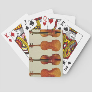 Violins (LtoR): the 'Alard' by Antonio Stradivariu Playing Cards