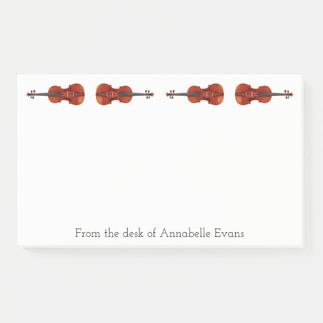 Violins Personalize Post-it Notes (Front)