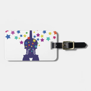 Violn Star Tote Bag, Keychains or Button Luggage Tag
