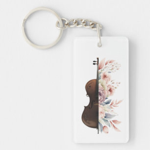 Violon aux fleurs.