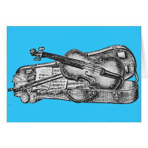 Violon avec le cas