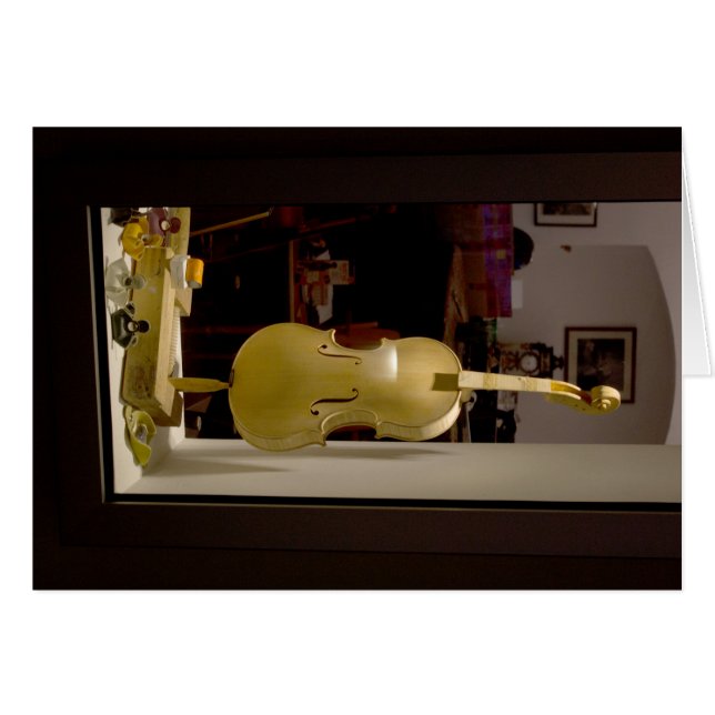Violon Dans La Fenêtre Shopping (Devant Horizontal)
