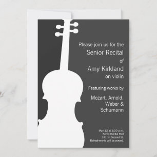 Violon moderne / Viola Considérant Invitation