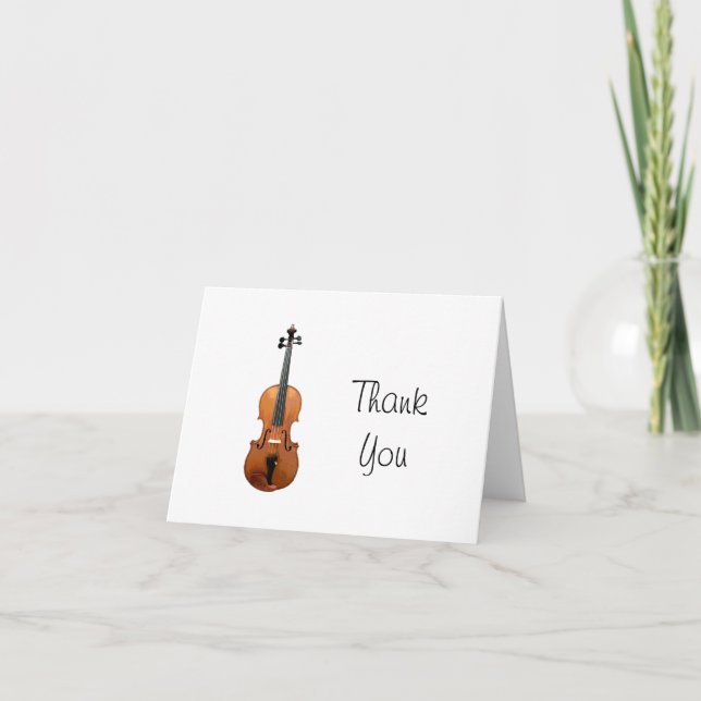 Violon Musical Cute Merci (Devant)
